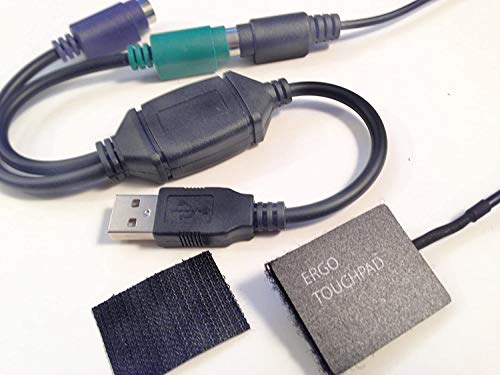 Mini USB Computer Touchpad, Trackpad, Mouse, Wired, 1.1 x 1.3 inches Ergo Touchpad ETP001MTPUSB