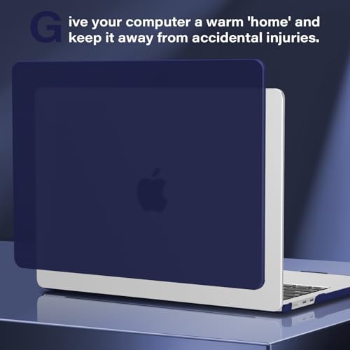 CISSOOK Case Compatible with MacBook Pro 14 inch M5 M4 M3 M2 M1,Hard Shell Case Keyboard Cover for MacBook Pro 14 A3434 A3112 A3185 A3401 A2918 A2992 A2779 A2442, Matte Navy Blue - color: Matte Navy Blue