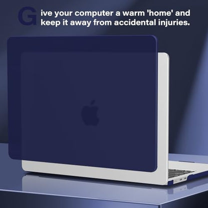 CISSOOK Case Compatible with MacBook Pro 14 inch M5 M4 M3 M2 M1,Hard Shell Case Keyboard Cover for MacBook Pro 14 A3434 A3112 A3185 A3401 A2918 A2992 A2779 A2442, Matte Navy Blue - color: Matte Navy Blue