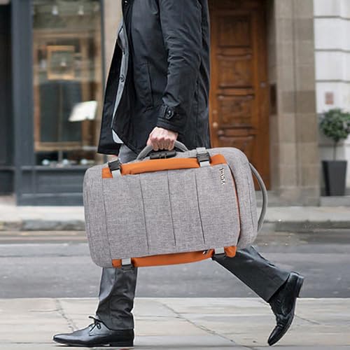 Tzowla 40L Expandable Travel Laptop Backpack for Men Women Carry on Flight Approved,Large Capacity Anti Theft Backpacks with Giant Tumbler Holder Pocket,Personal Item Bag Fit 17.3" Computer（Grey - color: Grey(backpack With 3 Packing Cubes)