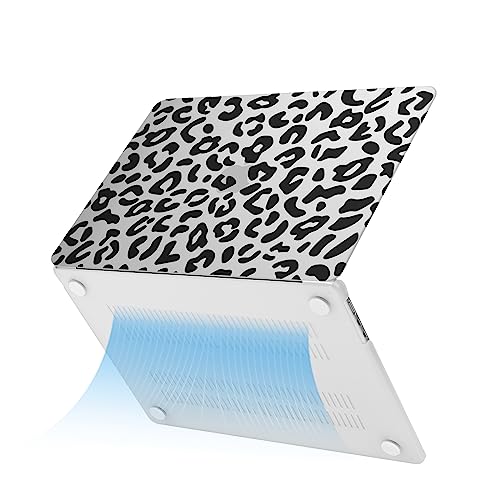 MOSISO Compatible with MacBook Air 15 inch Case M5 M4 M3 M2,Transparent | Protective Leopard Grain Hard Shell&Keyboard Cover&Screen Protector for MacBook Air 15.3 inch A3241 A3114 A2941 2026-2023 - color: Transparent