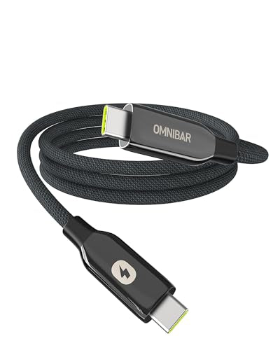 USB C Cable 3FT, 240W 20Gbps USB 3.2 Gen 2x2 Fast Charging Cable | 20Gbps Data Transfer, 4K Display Support, Heavy-Duty Braided Build, Enhanced Durability, CarPlay & Android Auto Compatible - color: C to C 20Gbps Black
