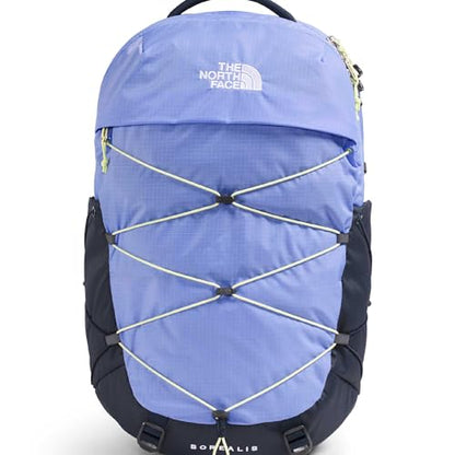 The North Face Borealis Laptop Pack, Peri Glow/Smt Navy/Lemon Mist, OSFA | Everyday Travel Bag, Laptop Sleeve, Reflective Details - color: Periwinkle Glow/Summit Navy/Lemon Mist