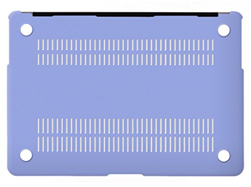 UESWILL Smooth Matte Hard Shell Case Cover Compatible with MacBook Air 11 inch (Model A1370 / A1465) + Microfibre Cleaning Cloth, Serenity Blue - color: Serenity Blue, size: MacBook Air 11"