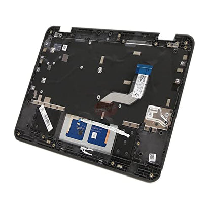 Laptop Palmrest Upper Case Top Cover with US Keyboard and Touchpad Mousepad Assembly Replacement (WFC Hole) for Lenovo 300e Chromebook Gen 3 82J9 82JA WiFi 5M11C94721 - color: Palmrest Assembly WFC WIFI 5M11C94721