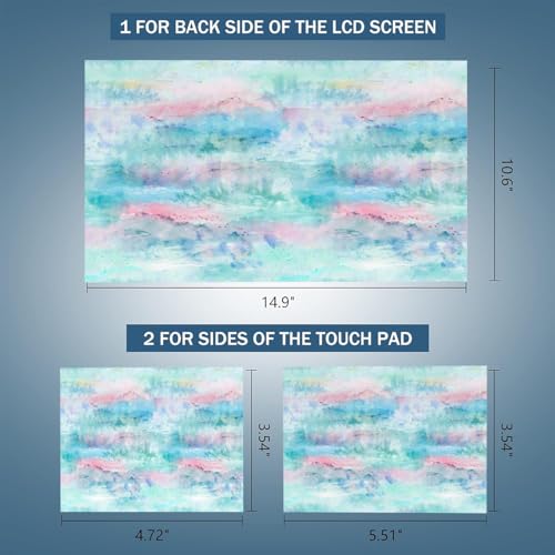 Laptop Notebook Skin Sticker Cover Decal, 12 13 13.3 14 15 15.4 15.6 inch Laptop Vinyl Skin Sticker Cover Art Protector Notebook PC (NEK-58) - color: NEK-58