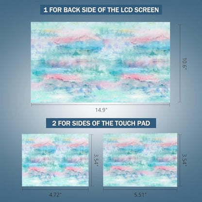 Laptop Notebook Skin Sticker Cover Decal, 12 13 13.3 14 15 15.4 15.6 inch Laptop Vinyl Skin Sticker Cover Art Protector Notebook PC (NEK-58) - color: NEK-58