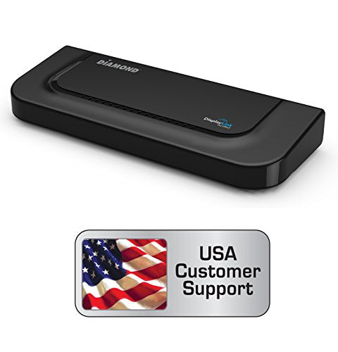Diamond Multimedia Dual Video Output, USB 3.0/2.0 Universal Docking Station with Gigabit Ethernet, HDMI, DVI, Audio for Windows 11, MacOS and Android 5.0+. Display Link Certified DL-3900 Chip