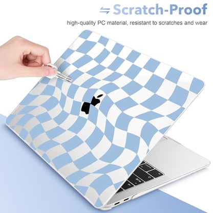 May Chen Compatible with MacBook Air 13 inch Case 2022 2021, 2020-2018 Release Model: M1 A2337 A2179 A1932, Plastic Hard Shell Case Cover for Mabook Air 13 inch with Retina Dispaly, Abstract & Grid - color: Abstract & grid