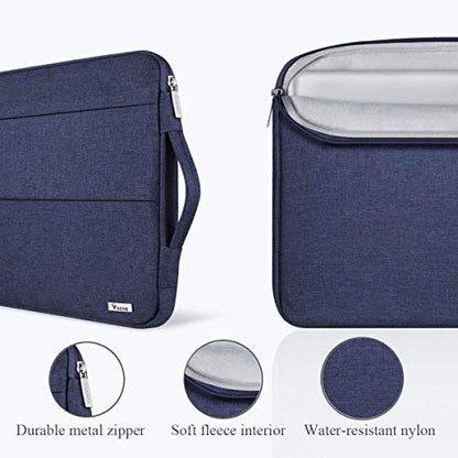 Voova 15.6-16 Inch Laptop Sleeve, Laptop Case, MacBook Case, Blue | Slim splash-proof 16-inch laptop sleeve compatible with MacBook Pro M1-M5 Max, HP, Lenovo, Acer and Asus for daily use - color: Blue, size: 15.6-16 Inch