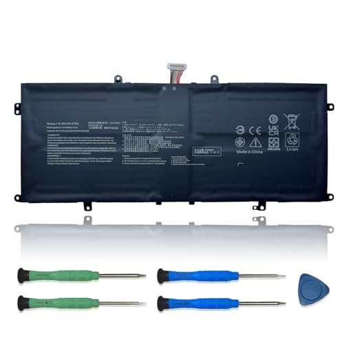 C41N1904 Laptop Battery Replacement for Asus ZenBook 13 UX325EA BX325JA UM325SA UM325UA UX325JA 14 UX425EA UM425IA UX425JA Flip 13 UX363EA Flip S UX371EA Series 15.48V 67Wh 4347mAh - size: 10.73*4.42*0.25 inch C41N1904