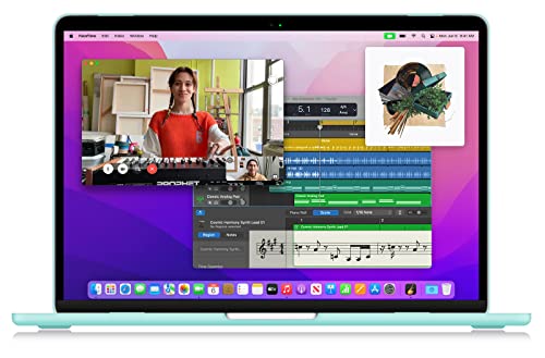 UESWILL Case for MacBook Air (15 inch, M2 M3 M4 M5, 2023 2024 2025 2026) Model A3448 A3241 A3114 A2941, Matte Hard Shell Cover + Microfiber Cloth, Green - color: Green, size: MacBook Air 15" (M2 M3 M4 M5)