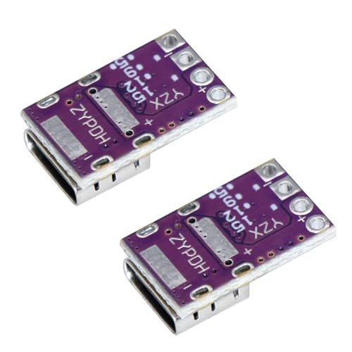 2PCS USB-C PD Trigger Board Module Supports PD 2.0 3.0 Output DC 5V9V12V20V 100W Suitable for Laptop Charge, DIY Power Banks, Power Supply Testing