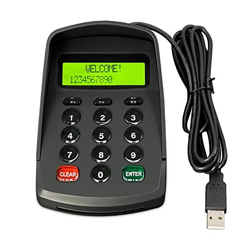 XCRFID USB 15 Keys Keypad Numeric Keyboard Numpad for Bank,Telecom, Mobile Unicom Business Hall Counter, Financial POS Payment System Digital Keyboard (YD541-Plaintext No Sound) - color: YD541-Plaintext No sound