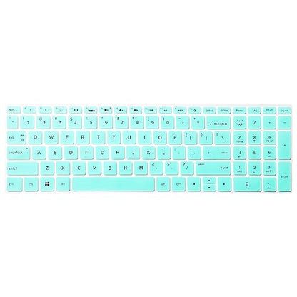 uxcell Silicone Keyboard Cover Protector for HP Pavilion 15 Laptop, Ultra Thin Protective Laptop Keyboard Cover Film Accessories, Turquoise