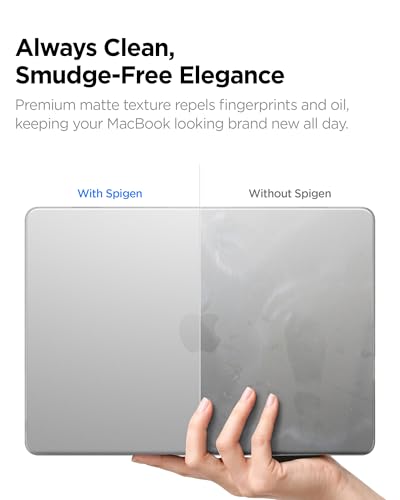 Spigen for MacBook Air 13 inch Case M5 (2026), MacBook Air 13 inch M4/M3/M2 (2025-2022), Air Skin Matte Thin Clear Case Cover, 13.6 inch, A3240, A3113, A2681, Frost Clear - color: Frost Clear, size: MacBook Air 13" M5/M4/M3/M2 (2026-2022)