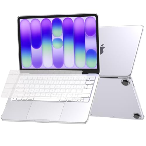 Soonjet for MacBook Neo 13 inch Case 2026 A3404 Hard Shell + Keyboard Cover | Clear Matte, Anti Scratch & Fingerprint, Protective Mac Laptop Cover, Thin & Lightweight, Sturdy & Durable Premium Plastic - color: Frost Clear