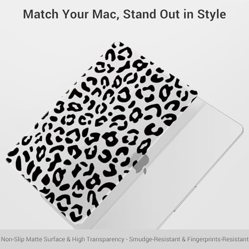 MOSISO Leopard Grain Hard Case Compatible with MacBook Neo 13 inch 2026 Release Model A3404, 3 in 1 Crack-Resistant Protective Hard Shell Case&Keyboard Cover&Screen Protector, Clear - color: Clear