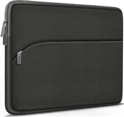 13.3 inch Laptop Sleeve, Portable Monitor Protective Laptop Case with Front Pocket Computer Bag Compatible with MacBook Air Pro 13.3 inch 14 inch, Dell, HP, Grey - color: Grey, size: 13.3 Inch