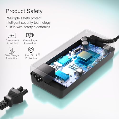 135W Slim Tip Charger Compatible with Lenovo ThinkPad Docking Station | Power Supply Cord for Universal Thunderbolt 3 4 Smart Essential Dock Gen 1 2, Ultra Pro Docking Station