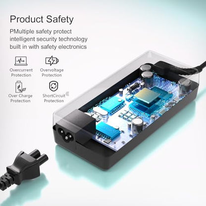 135W Slim Tip Charger Compatible with Lenovo ThinkPad Docking Station | Power Supply Cord for Universal Thunderbolt 3 4 Smart Essential Dock Gen 1 2, Ultra Pro Docking Station