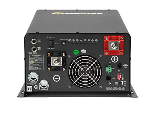 Spartan Power Inverter Charger 2200 Watt 12V Pure Sine Wave SP-IC2212 - color: 12 Volt, size: 2200 Watts