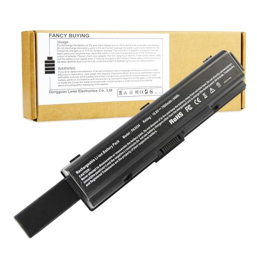 84WH M200 M205 PA3727U-1BRS PA3535U-1BRS Battery for Toshiba Satellite A200 A205 A210 A300 A305 A350 A505 A505-S6005 A505-S6980 L305 L300 L450 L455 L450D L500 L505 PABAS098 PABAS099 PABAS174 - size: 9.07*2.05*0.83inch