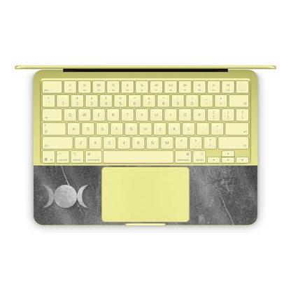 Glossy Glitter Laptop Skin Compatible with Apple MacBook Neo - Iron Goddess - Premium 3M Vinyl Protective Wrap Decal Cover - Easy to Apply | Crafted in the USA by MightySkins - color: Iron Goddess, size: MacBook Neo Full Cover Skin, style: Glossy Glitter