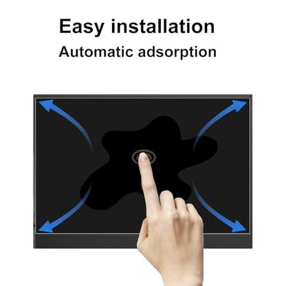15.6" Portable Monitor Tempered Glass Screen Protector for ASUS/MNN/KYY/ARZOPA/ForHelp/InnoView/Lepow/Newsoul/QQH etc Other All 15.6 inch Portable Monitor with 16:9 Aspect Ratio,HD, Anti-Scratch Bubble Free
