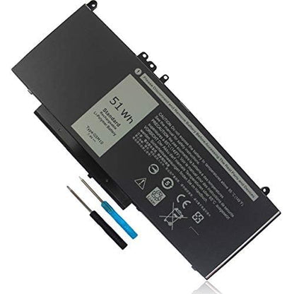 7.4V 51Wh Type G5M10 Laptop Battery Compatible with Dell Latitude E5450 E5550 E5250 15.6 inch 8V5GX R9XM9 WYJC2 1KY05 080-854-0066 0WYJC2 451-BBLN Battery 4-Cell