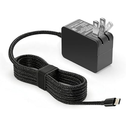 45W USB C Surface Charger Compatible with Microsoft Surface Pro 12" Copilot + PC, Surface Pro 13"，Surface Laptop 13" Snapdragon X Plus, Surface Go Power Adapter