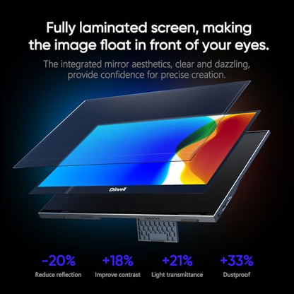 Portable Monitor 15.6'' FHD 1080P -Gaming Ultra-Slim Portable Laptop Monitor with Kickstand & Speakers - IPS Display for PC, MAC, Phone, Xbox, PS5 - USB C & HDMI Connectivity（WokeView Neo）