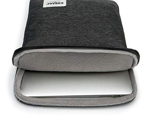 Kinmac 360° Protective Vertical Laptop Sleeve Case Cover Bag with Pocket for MacBook Air 13 inch,iPad Pro 13" and 12.5-13.3 inch HP Lenovo Dell ASUS Acer Laptop Computer (Black) - color: Black, size: 12.5 inch-13.3 inch