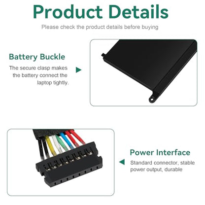 Futurebatt L19C3PDA L19M3PDA Laptop Battery Replacement for Lenovo ThinkBook 14 15 (G2 ITL, G3 ACL, G2 are, G3 ITL, G4 ABA) Series L19L3PDA L19M3PDA L19D3PDA SB10Z21196 SB10Z21203 - size: L19L3PDA 8.78×4.88×1.06 in