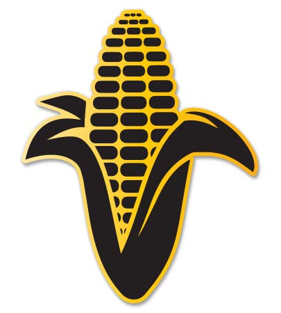 Corn Graphic - Vinyl Sticker Waterproof Decal - size: 5"