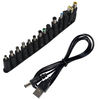 USB to DC Power Cable, 14 Connectors Adapter for HUB Splitter,Mini Fans,DJ Controller, LED Lights, LCD CCTV Cameras TV Box