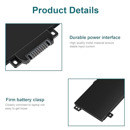 Futurebatt AE03XL Laptop Battery Replacement for HP 240 245 246 250 255 256 G10 Series 14-EE 14-EP 14-EM 15-FC 15-FD Series AE03041XL N21969-005 N20951-171 HSTNN-OB3E HSTNN-0B3E TPN-DB1N - size: AE03XL 12.17 4.57 1.02in