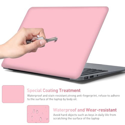 14.96 x 10.65 Inch Pink Laptop Skin Decal, Universal Reusable Vinyl Laptop Cover Sticker, Waterproof Art Decal Protector for 12-15.6 Inch Laptops - color: Pink