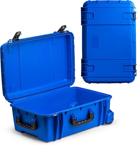 Seahorse 920 Heavy Duty Protective Dry Box Case - TSA Approved/Mil Spec / IP67 Waterproof/USA Made - color: Blue
