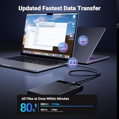 UGREEN 10Gbps USB C to Micro B Cable 3.3FT for External Hard Drive | 10Gbps transfer speed, braided shield, 40000+ bend tests, aluminum alloy shell, wide device compatibility - size: 3.3 FT