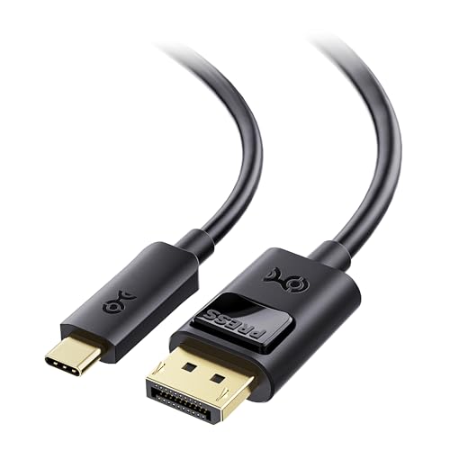 Cable Matters Unidirectional USB C to DisplayPort 1.4 Cable, 6ft | 8K@60Hz / 4K@240Hz, Not for Portable USB C Monitors, Thunderbolt 4 to DisplayPort Cable - size: 6 ft, style: 1-Pack