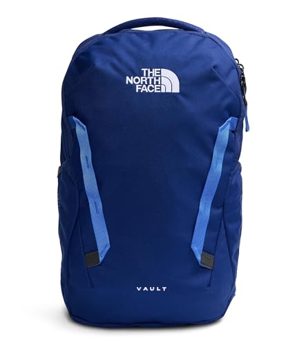 The North Face Vault Everyday Laptop Backpack, Bold Bl/Active Bl, OSFA | Commuter Travel Bag, Water-Repellent Finish, Spacious Compartment - color: Bold Blue/Active Blue