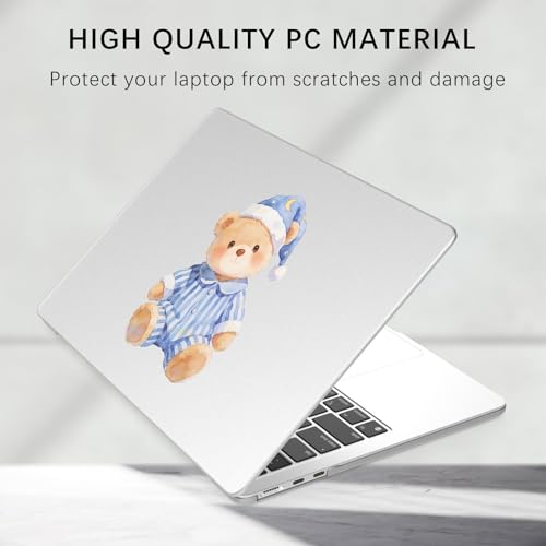 Compatible with MacBook Neo 13 inch Case 2026 Cute Kawaii Bear | Release Model A3404 with A18 Pro Chip | Protective Hard Shell Matte Cover for MacBook Neo 13'' - color: Bear A, size: MacBook Neo 13 inch
