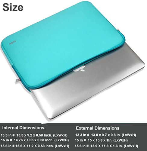 13 Inch Laptop Case,Resistant Neoprene Laptop Sleeve/Notebook Computer Pocket Case/Tablet Briefcase Carrying Bag Compatible with MacBook Pro,MacBook Air,Notebook Computer, (Blue) - color: Blue, size: 13.3 inch