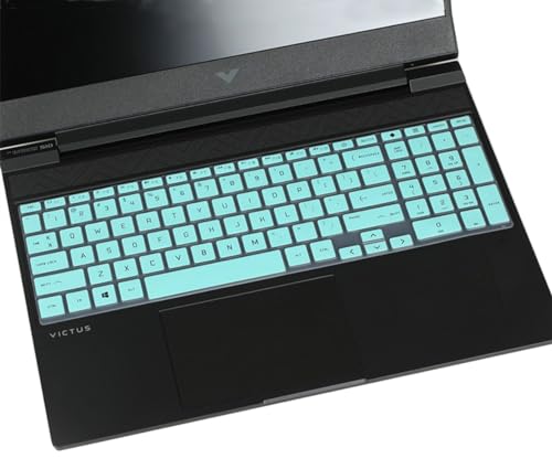 Keyboard Skin Cover Compatible for HP Victus 15.6" Gaming Laptop 15-fb0028nr 15-fa0025nr fa0031dx 15t-fa000 15z-fb000, HP Victus 16.1" 16z-e100 16t-d100 16-d1010nr 16-e1163nr 16-r000 16-r0097nr (Mint) - size: Compatible for HP Victus 16.1" 16-d