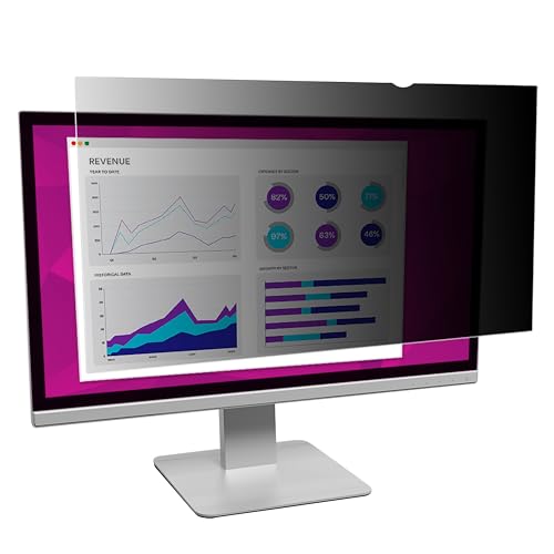 3M High Clarity Privacy Filter for 23.8in Monitor, 16:9, HC238W9B - size: 23.8" Widescreen Monitor