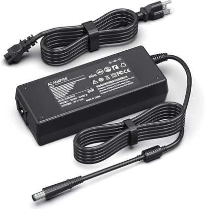 90W 65W Laptop Charger Compatible with HP Elitebook | 8570p 6930p 8440p 8460p 2540p 2560p 8560p 8540w 8470p 2570p 8540p 2760p 8530w, Monitor Charger, Gaming Power Supply