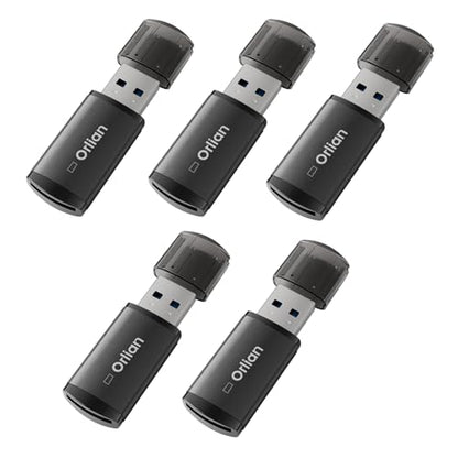 5 Pack USB 3.0 Micro SD Card Reader, 5Gbps Speed SD Card Adapter, Menory Card Reader Compatible with Windows, MAC MacBook Pro/Air, Android and More, Black(5 Pack) - size: 5 Pack