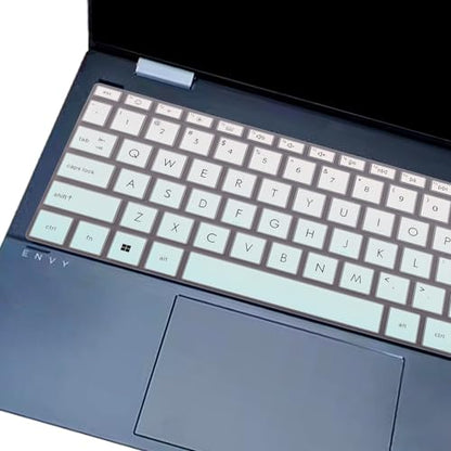 Keyboard Cover for HP Envy x360 13-bf 13t-bf 13-bf0013dx 13-bf0797nr 13t-bf000 13-bf0121TU 13-bf0123TU 13-bf0059tu 13.3 inch Laptop Skin(NOT for Envy 13-ba 13-bd 13-be Series)-MintGreen - color: MintGreen