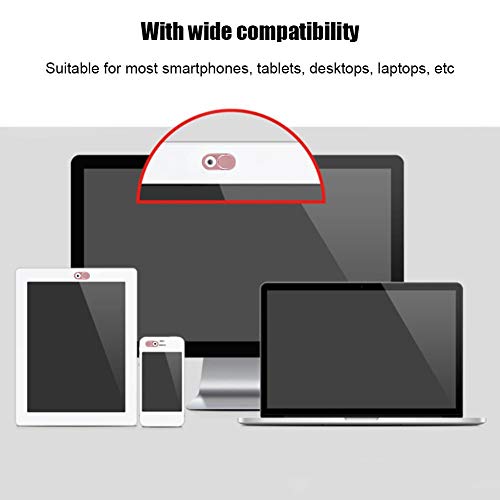 ASHATA 3pcs Metal Camera Lens , Ultra Thin Camera Cover Webcam Cover Blocker Slider for Smartphone Tablet Desktop Laptop ()
